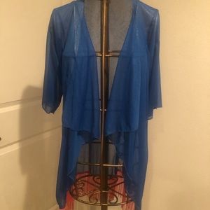 LulaRoe Blue Beach (S) coverup